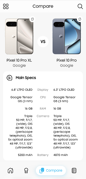 Compare Devices