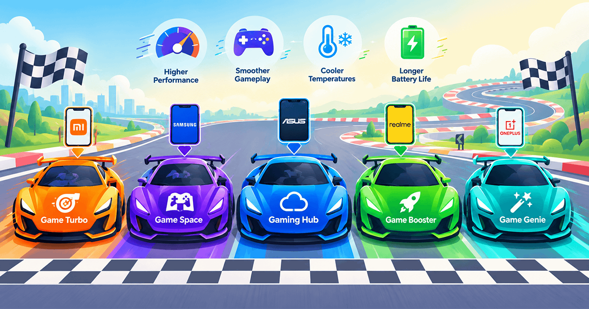 Game Turbo أم Game Space أم Gaming Hub؟ مقارنة شاملة بين أوضاع الألعاب - دليل شامل