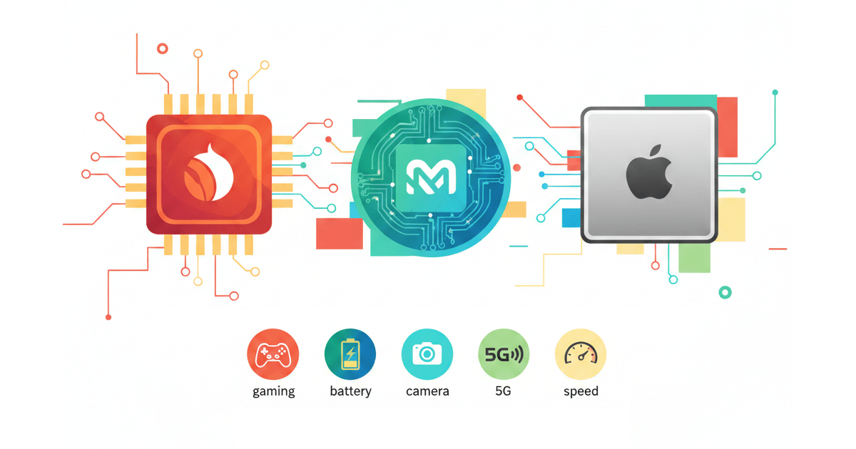 مواصفات معالجات الهواتف: مقارنة Snapdragon مقابل MediaTek مقابل Apple