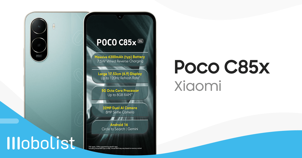 Xiaomi Poco C85x - Full Specifications, Price & Review | Mobolist